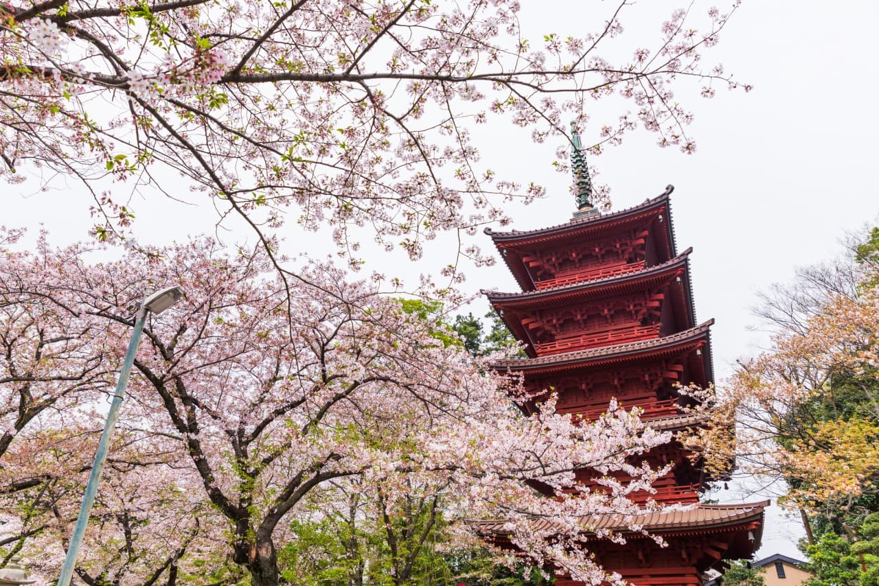法華経寺五重塔